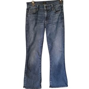 MOTHER The Insider Crop jeans in Twilight Magic wash - 26.         D61